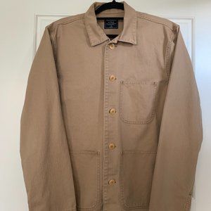 Abercrombie Tan Utility Shacket